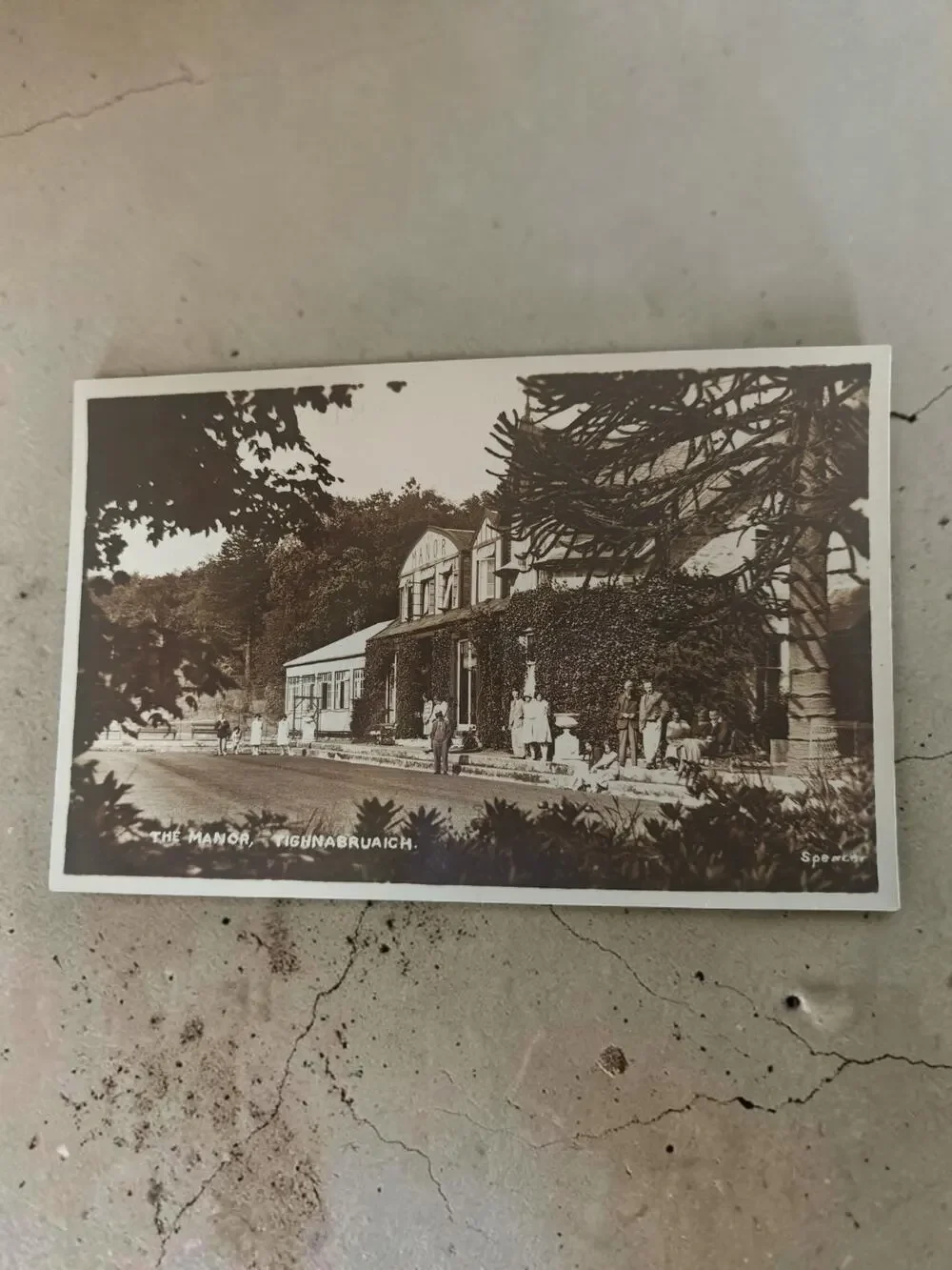 vintage real photo postcard of 